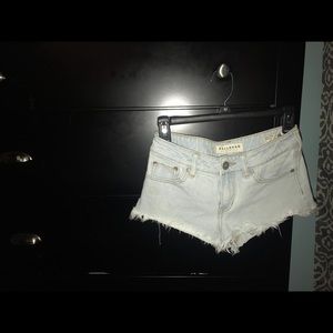 Low rise denim Bullhead shorts